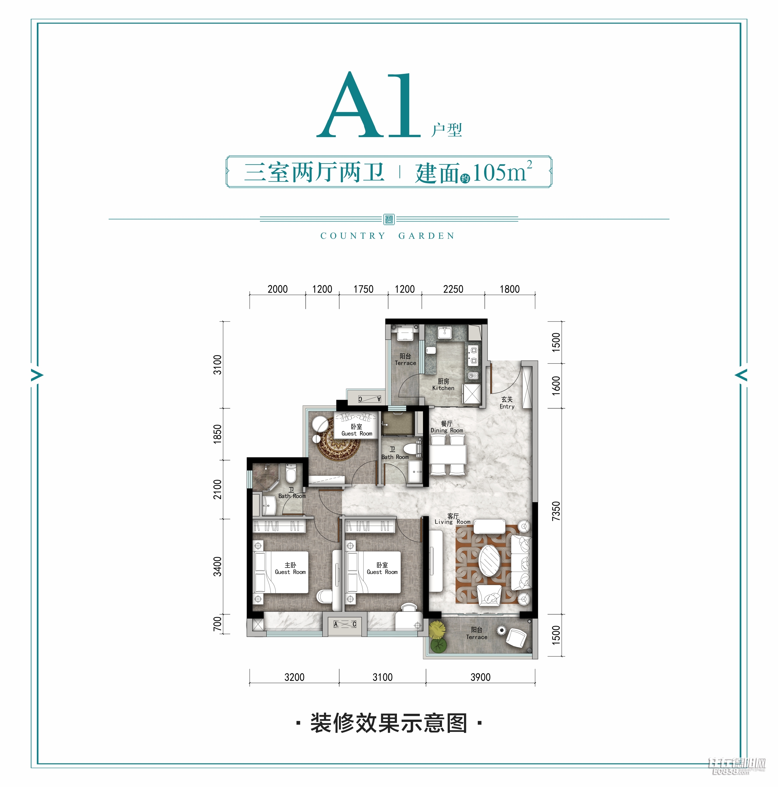 碧桂园·旌湖上境户型图列表-住在德阳网