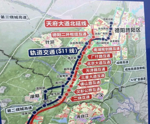 S11线全线10座地下车站完成一期打围-德阳楼市-住在德阳网